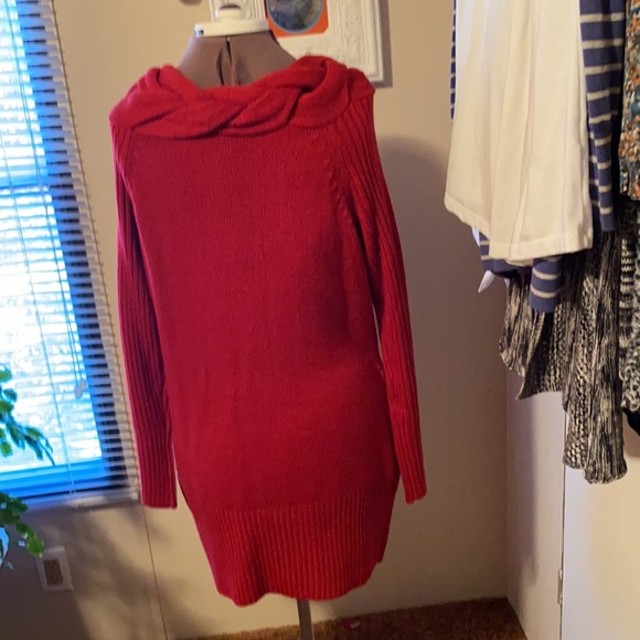 ❤️❤️❤️❤️💄Awesome Red Knit Dress 💄❤️❤️❤️❤️ - Picture 2 of 11